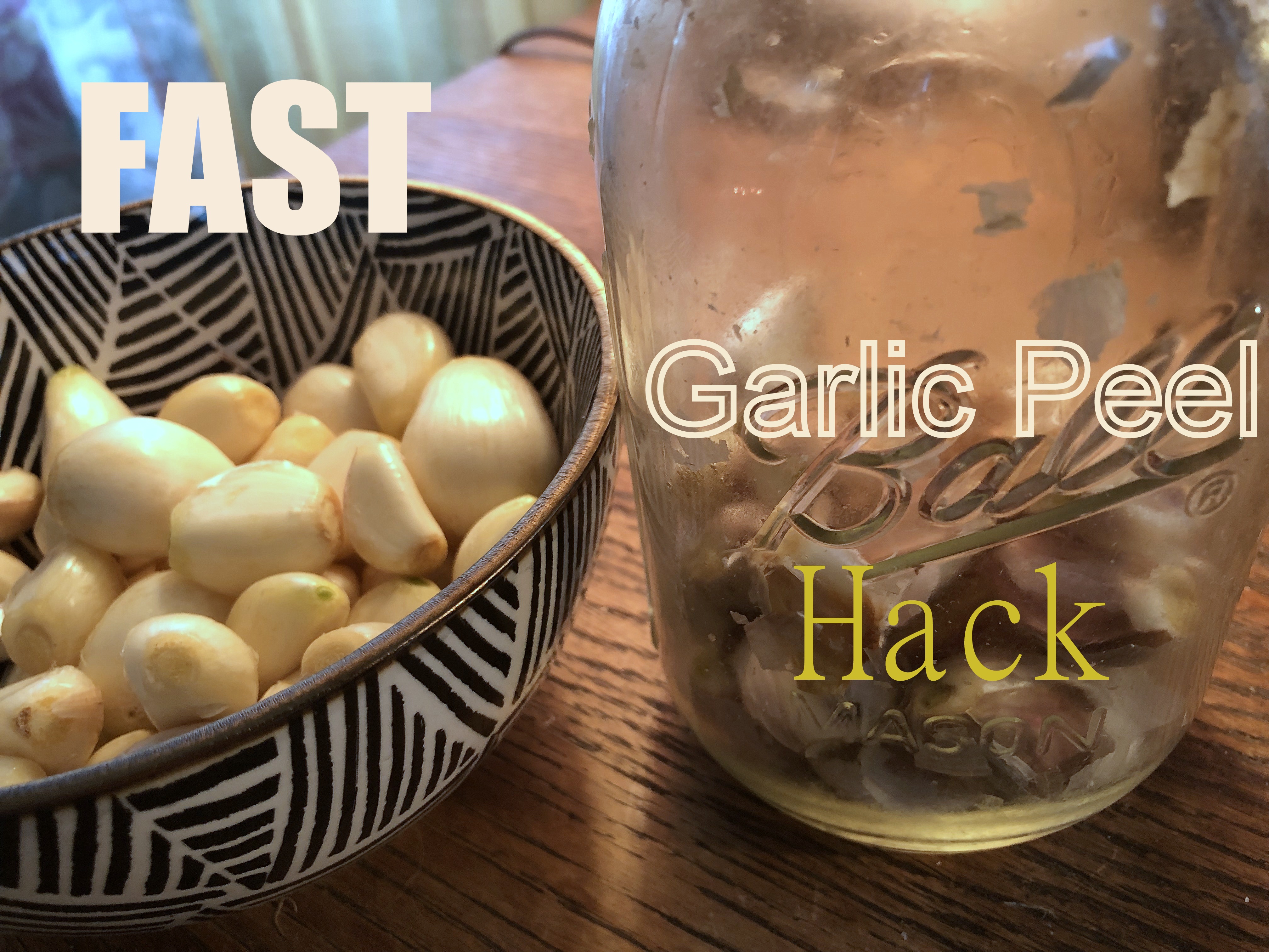 Garlic Peel Hack Moonlight Mile Herb Farm © 2019
